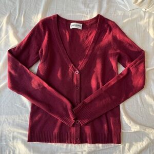 Princess Polly Red Cardigan Sweater (4)